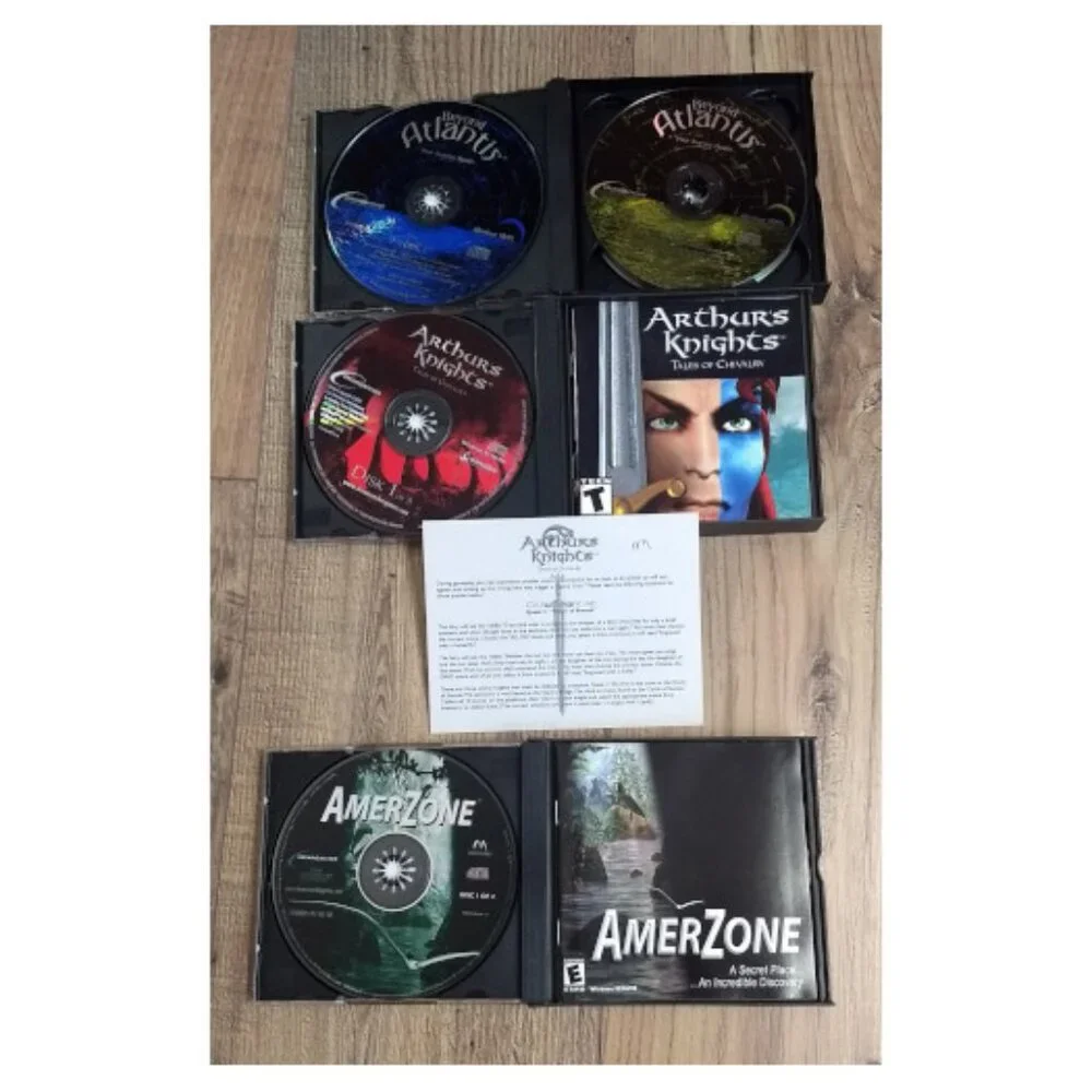 PC Games Collection-Myst, Riven, Ms. Pacman and more